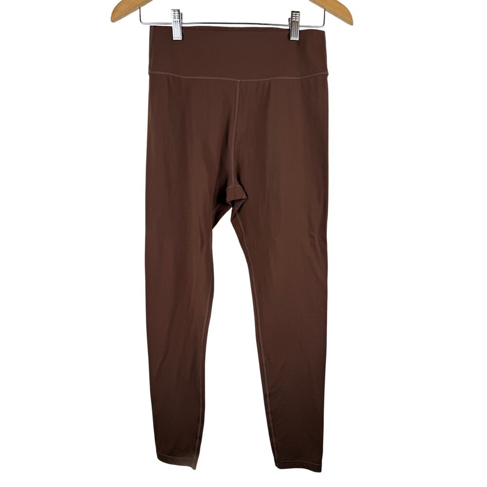 MESHKI Brown High Rise Leggings Medium Athleisure Casual Loungewear Gym Walk
